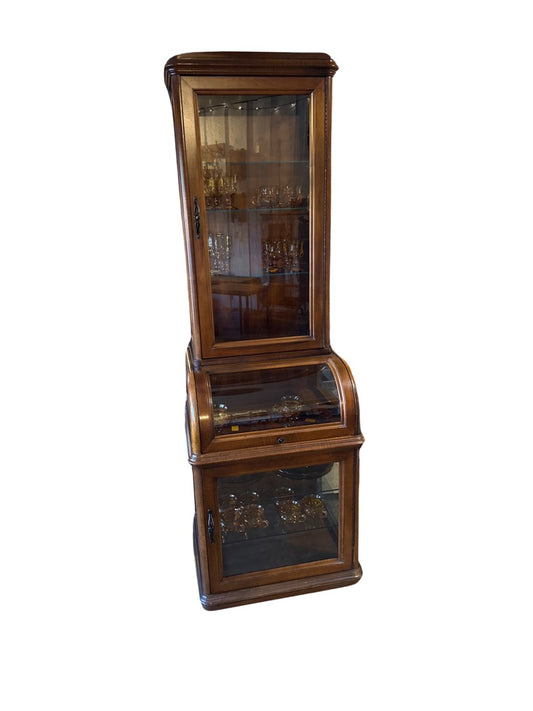 Vintage Curio Glass Cabinet