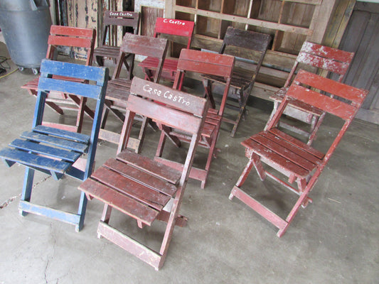 Vintage Authentic Mexican Wooden Chair Assorted