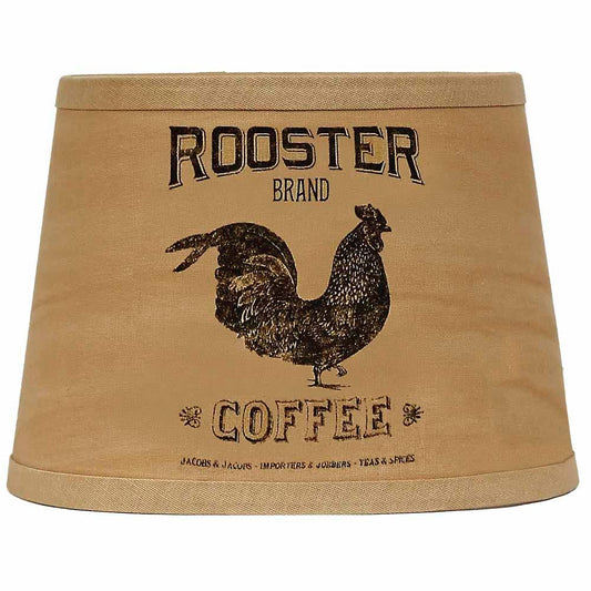 Rooster Brand Lampshade 10" Drum