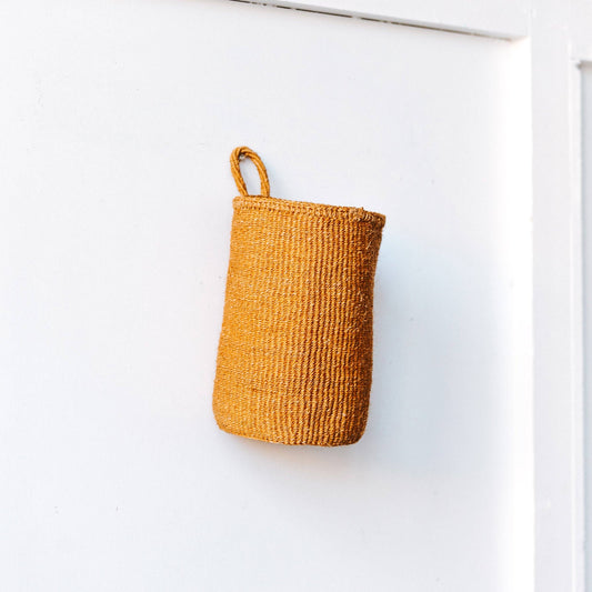 Hanging Storage Basket: Ochre