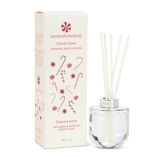 Candy cane reed diffuser 9"