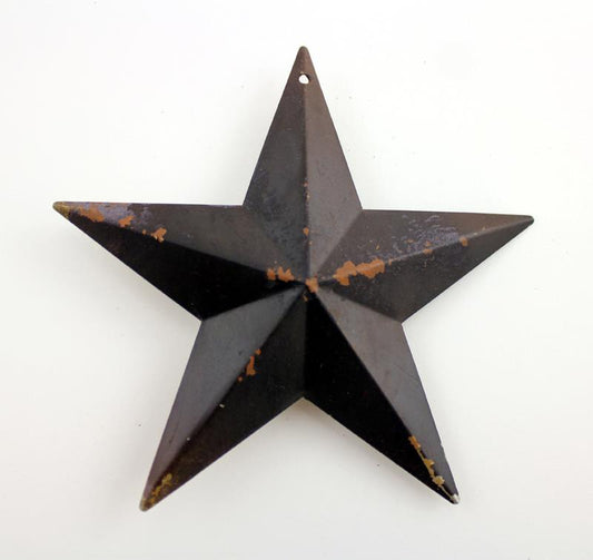 Black Antiqued Star 4"