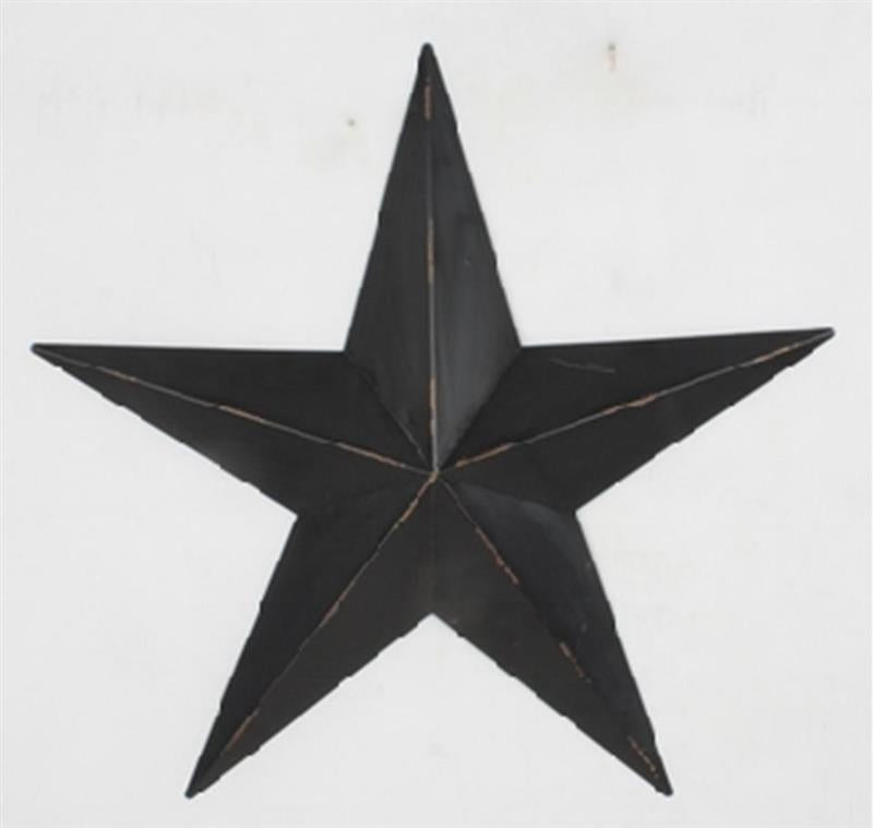 Black Antiqued Star 24"