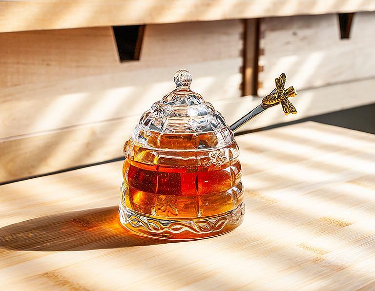 Beehive Honey Pot 4"