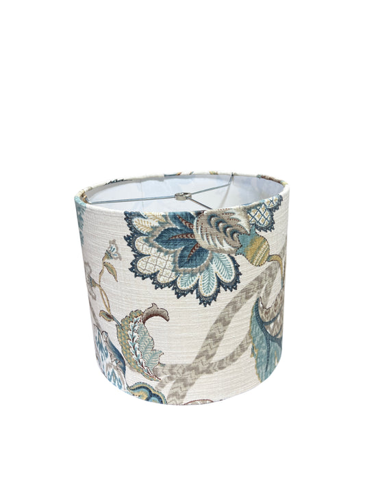 French Blue Lampshade 10 x 8.75"