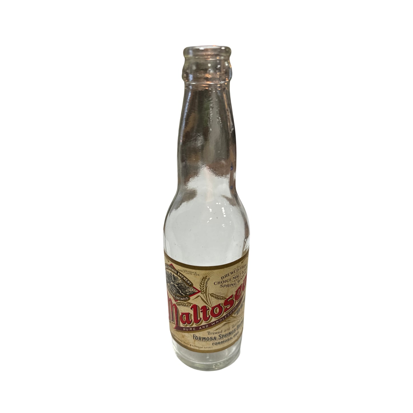 Vintage Formosa Springs Brewery Maltosea Bottle