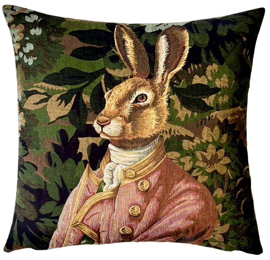 Forest Hare Cushion Cover 18"