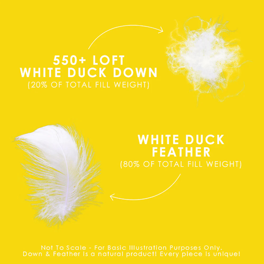White feather & down duvet
