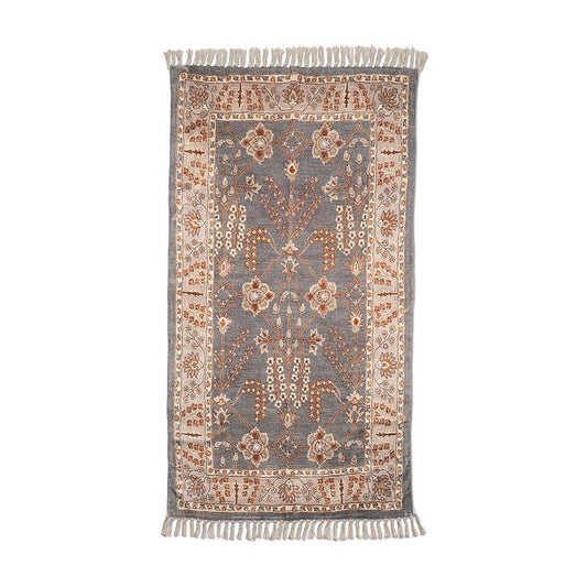 Banjara Printed Rug Grey 3x5'