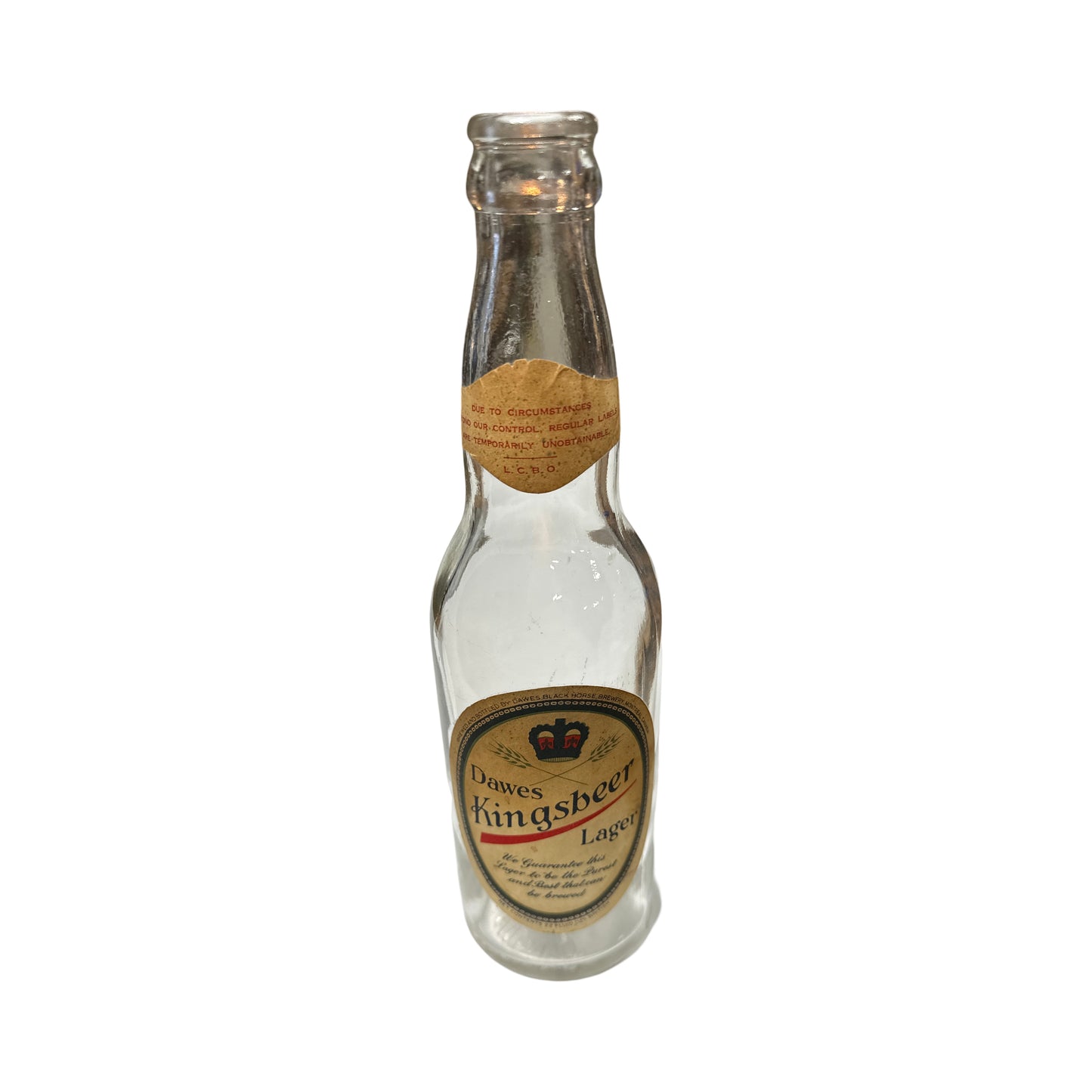 Vintage Dawes Kingsbeer Lager Bottle