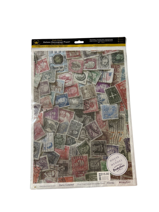 Stamp collection A3 posh chalk deluxe decoupage from the house of mendes