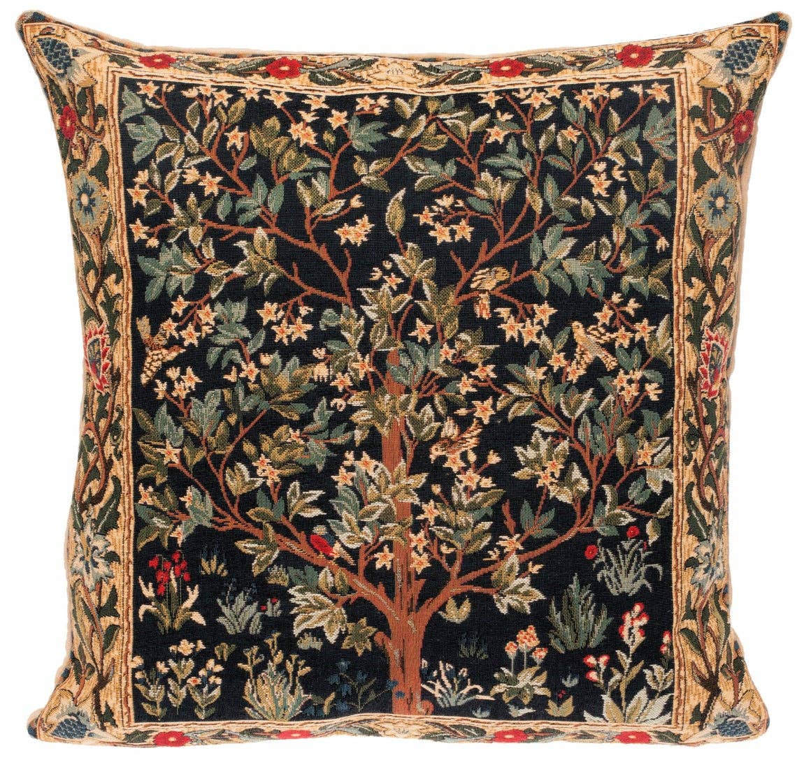 Tree of Life by William Morris Cushion Cover 18"