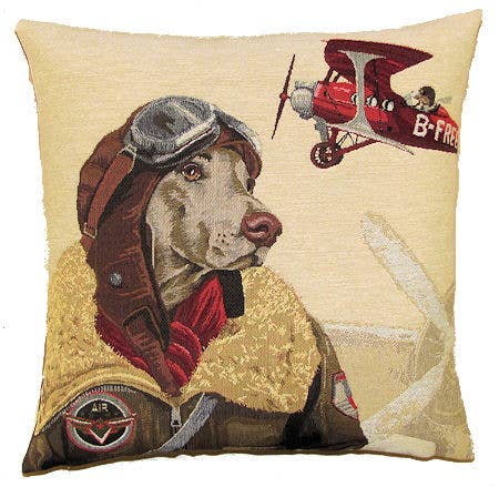 Weimaraner Cushion Cover 18"