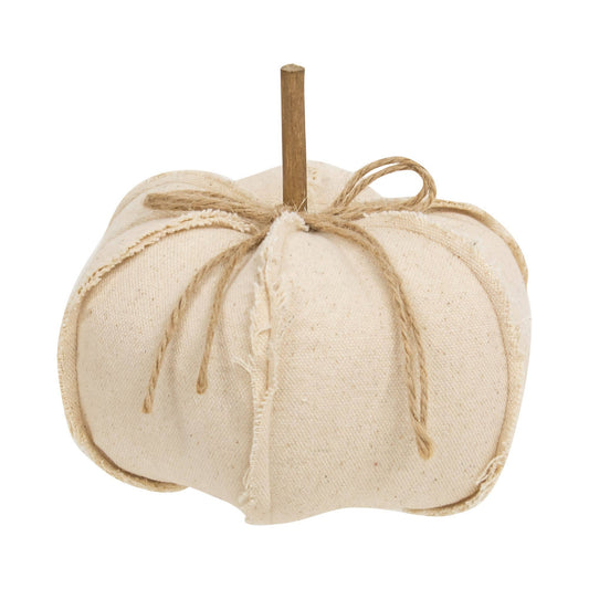 Canvas Stuffed Pumpkin 6.5"