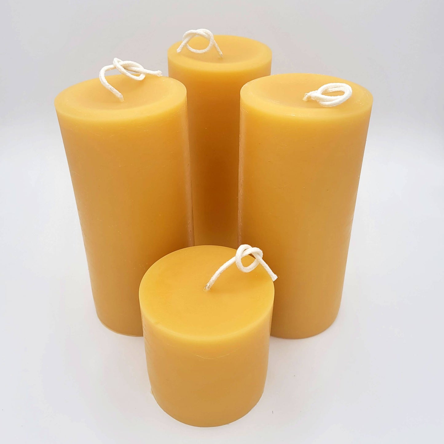 3x4" Beeswax Pillar Candle