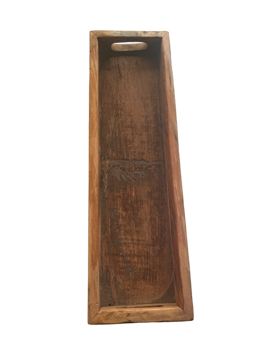 Vintage Long Wooden Tray