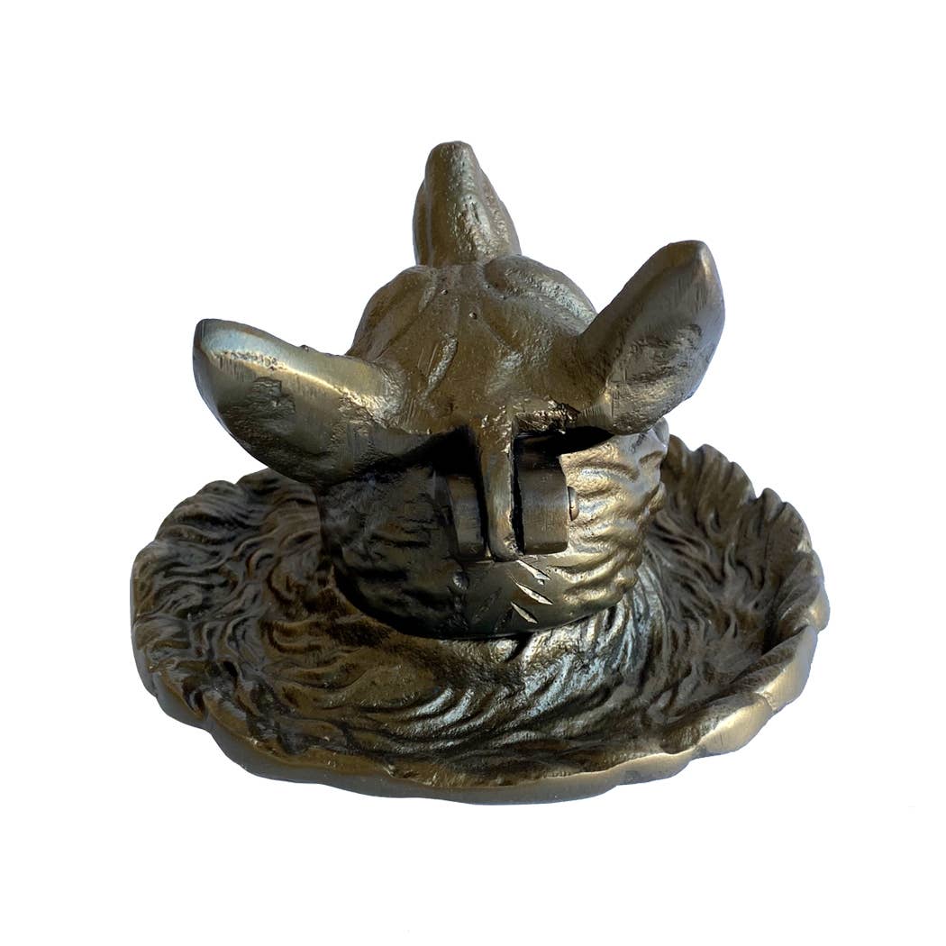 Fox Head Inkwell - Antique Reproduction