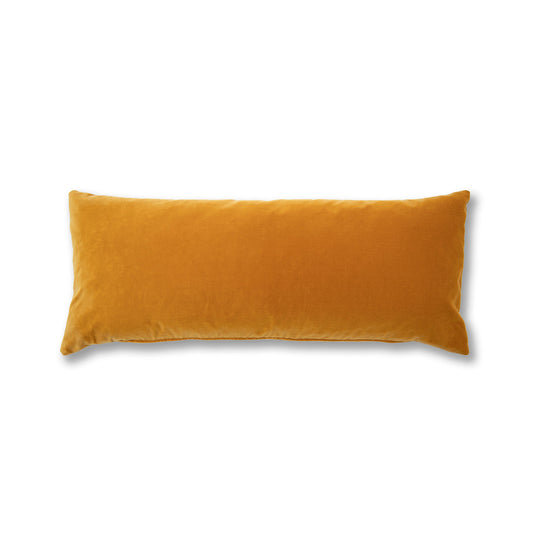 Mustard velvet kidney pillow