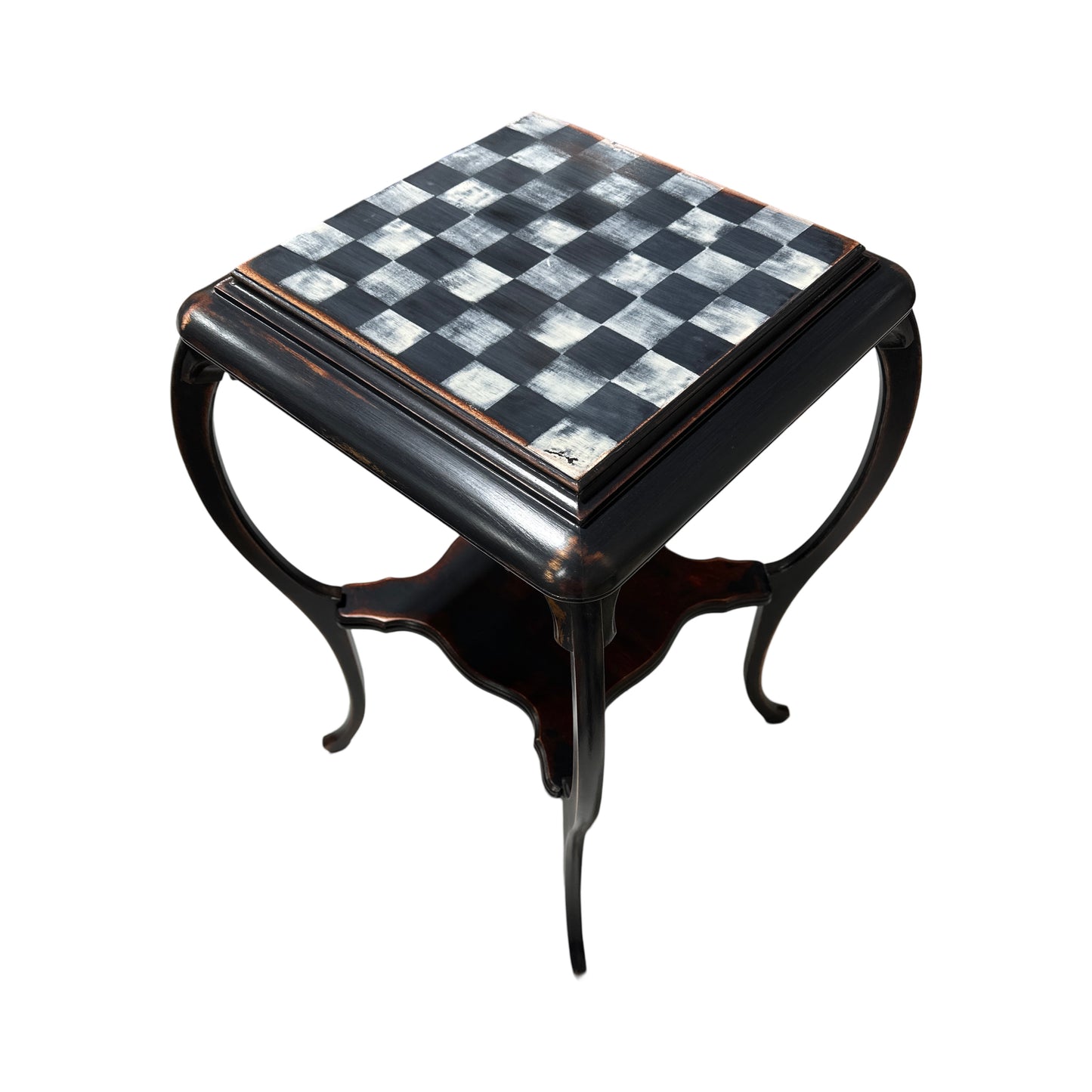 Vintage end table w/chess