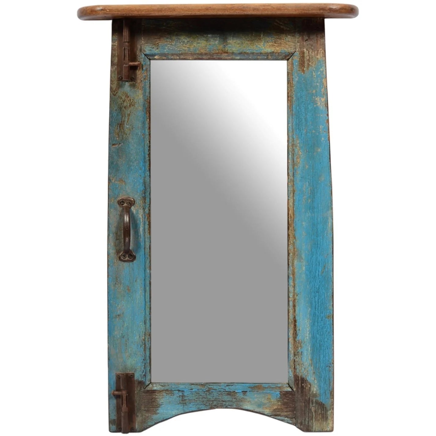 Reclaimed Wooden Door Mirror