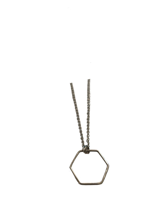 Single Hexagon Necklace