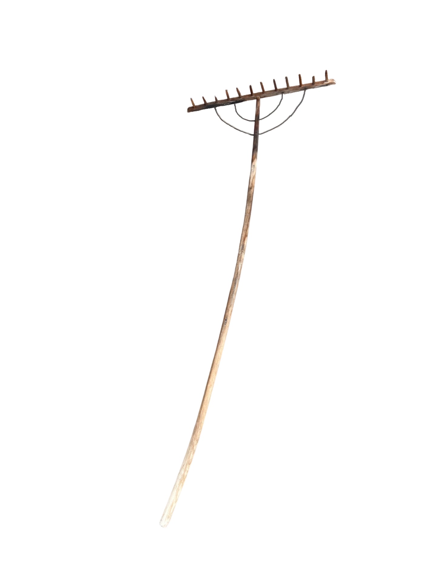 Antique wood rake