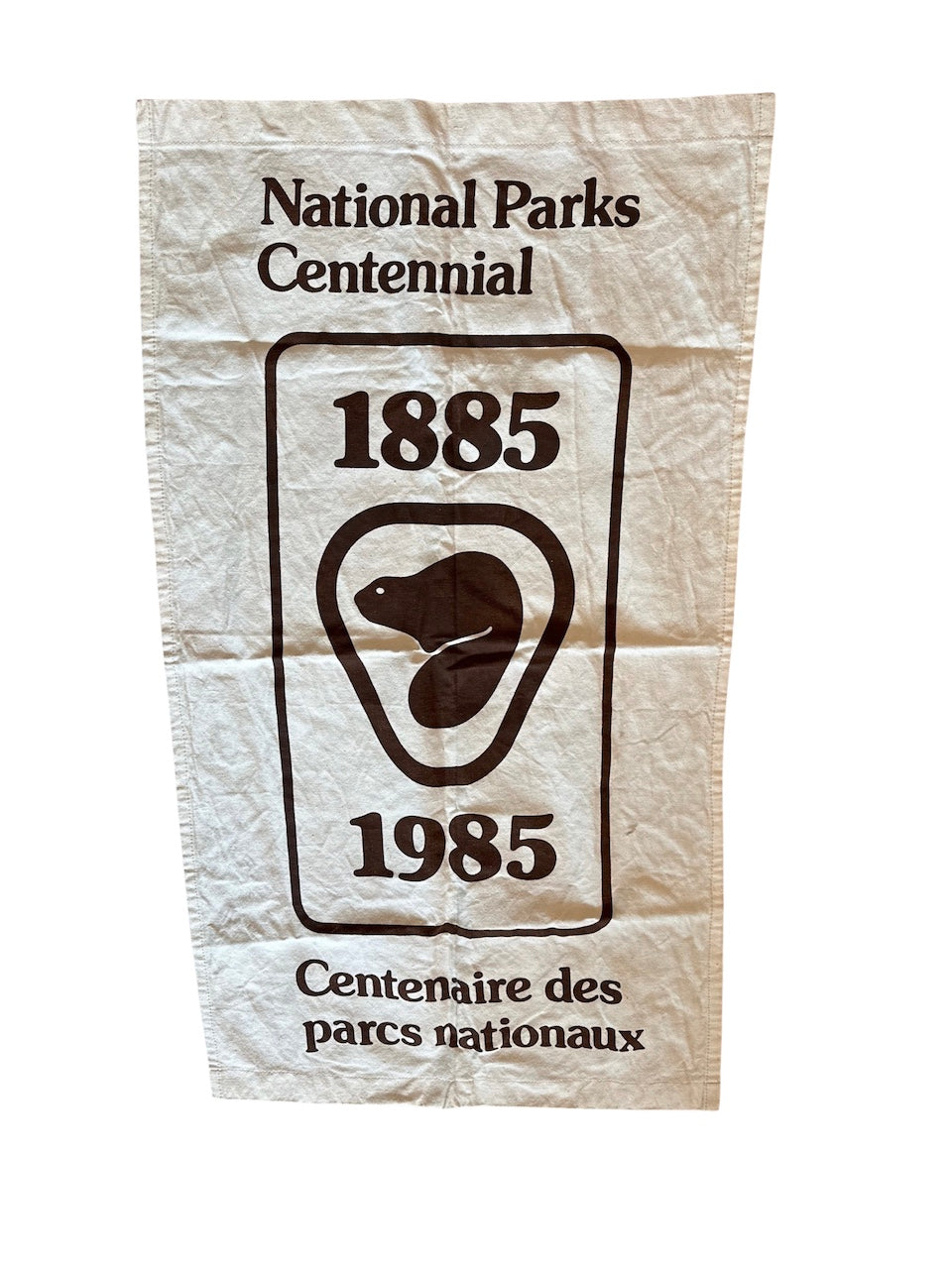 Vintage National Parks Centennial cotton banner