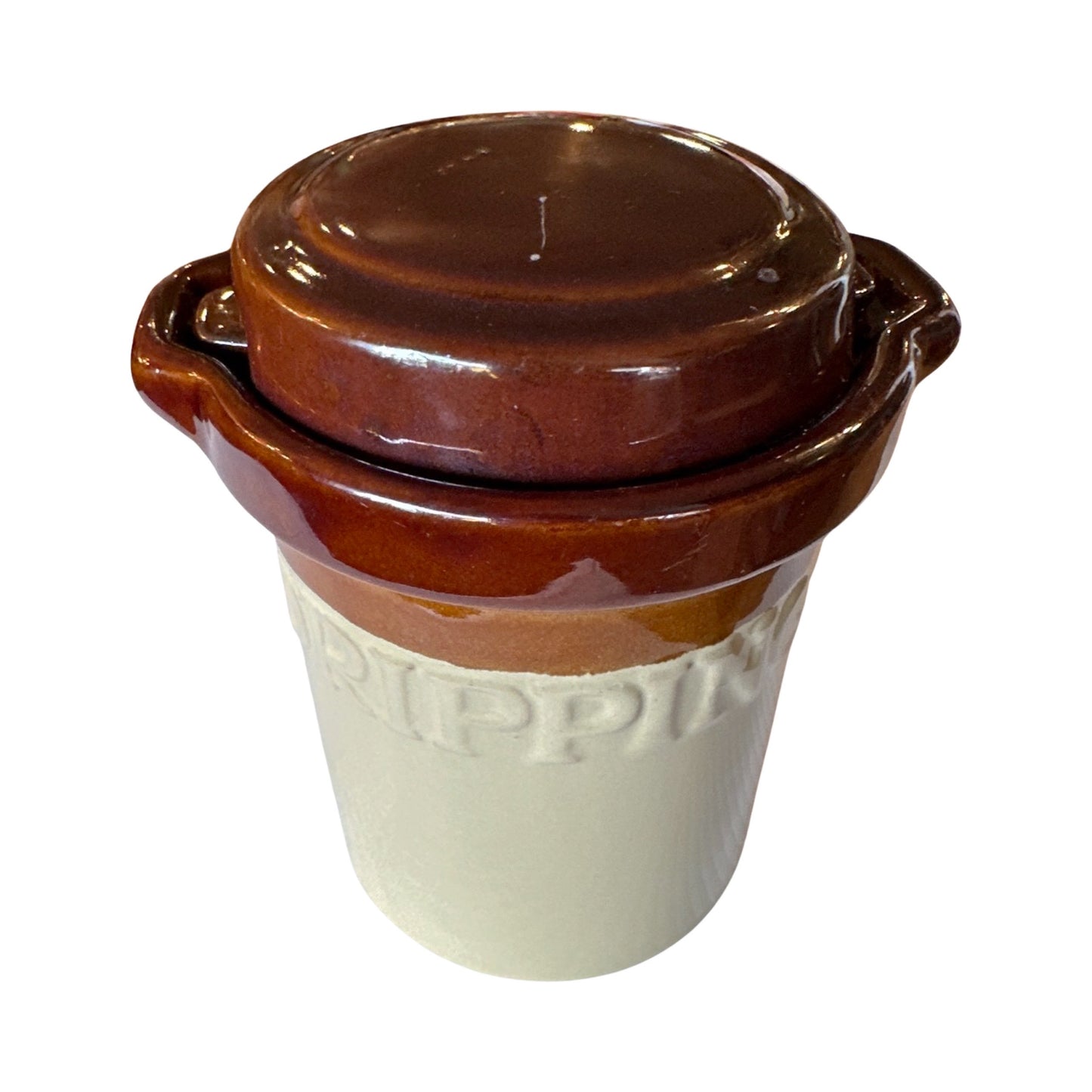 Vintage ceramic bacon dripping jar