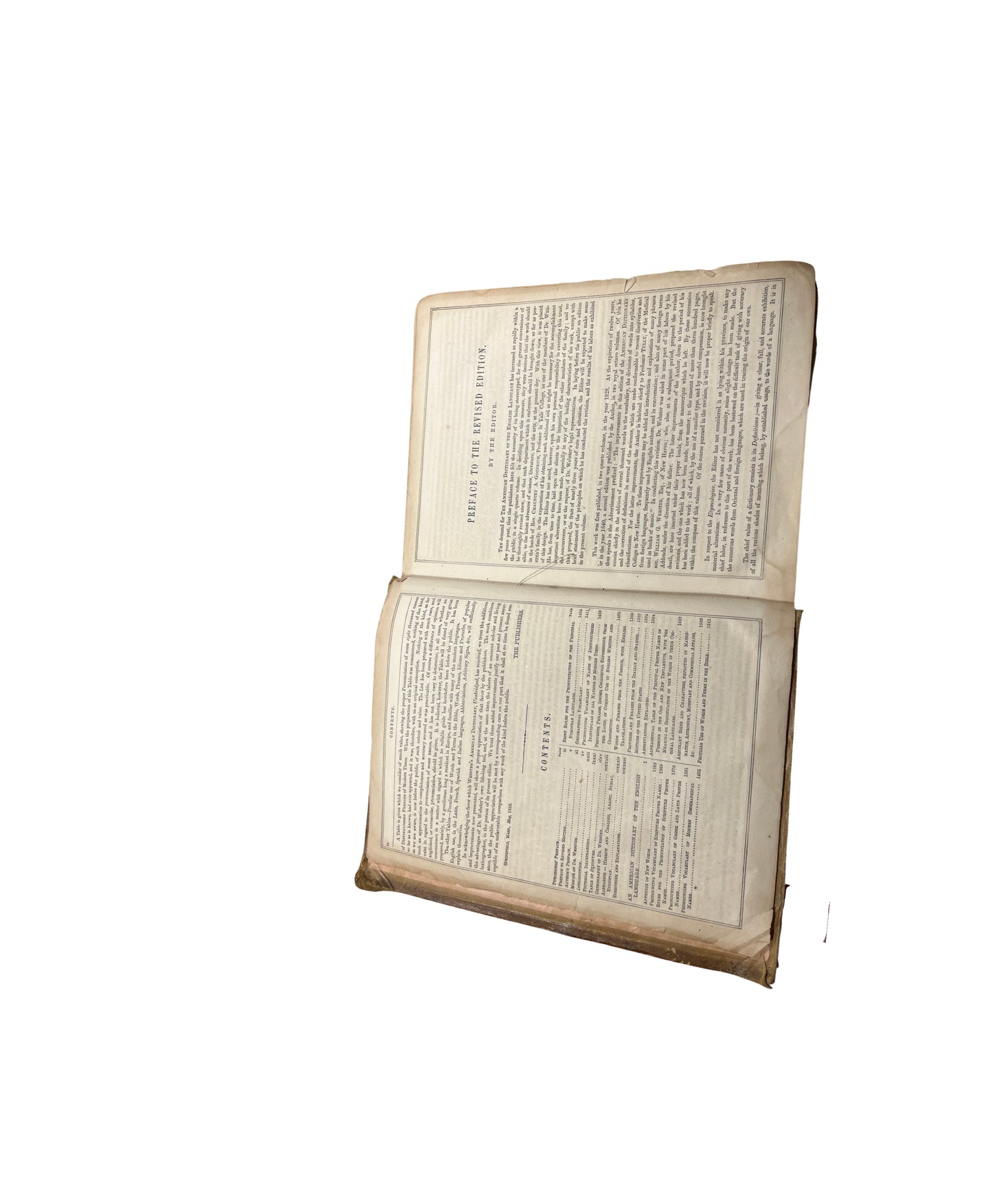 Antique Webster's Dictionary Unabridged