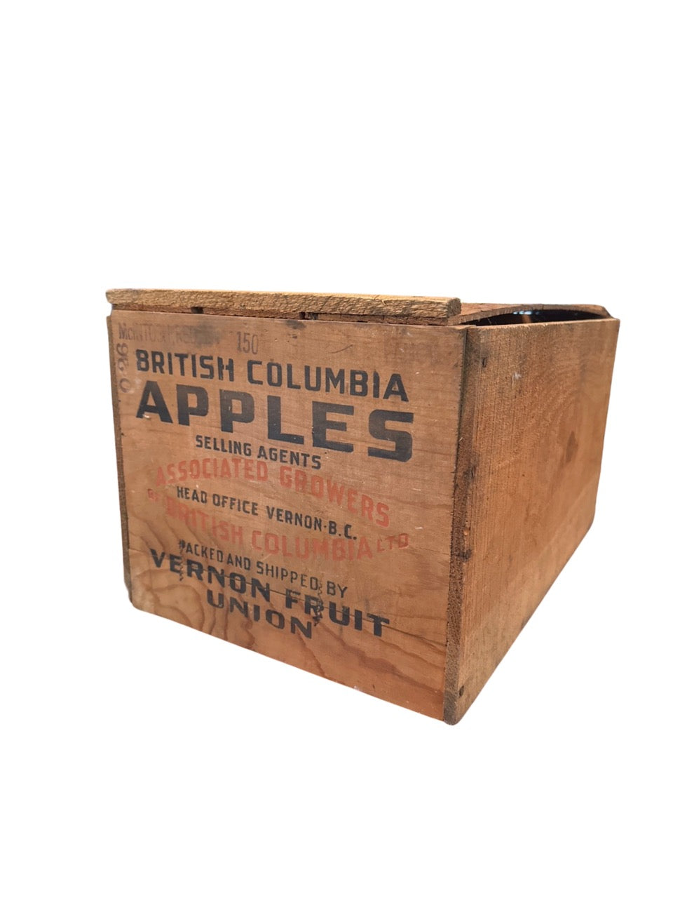 Vintage Vernon Fruit Union wood crate