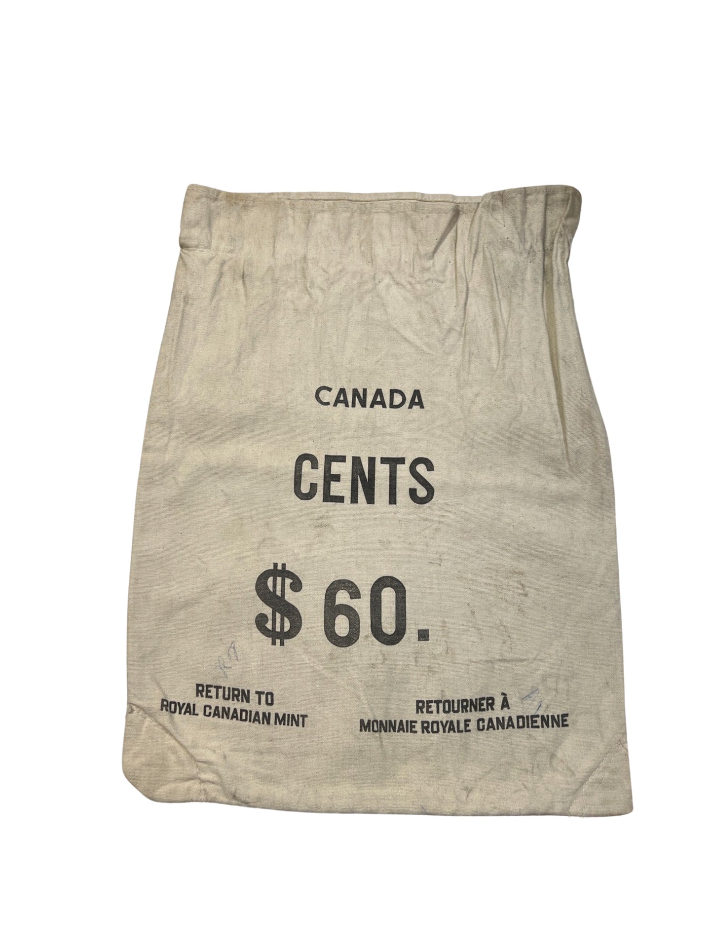 Royal Canadian Mint money bag