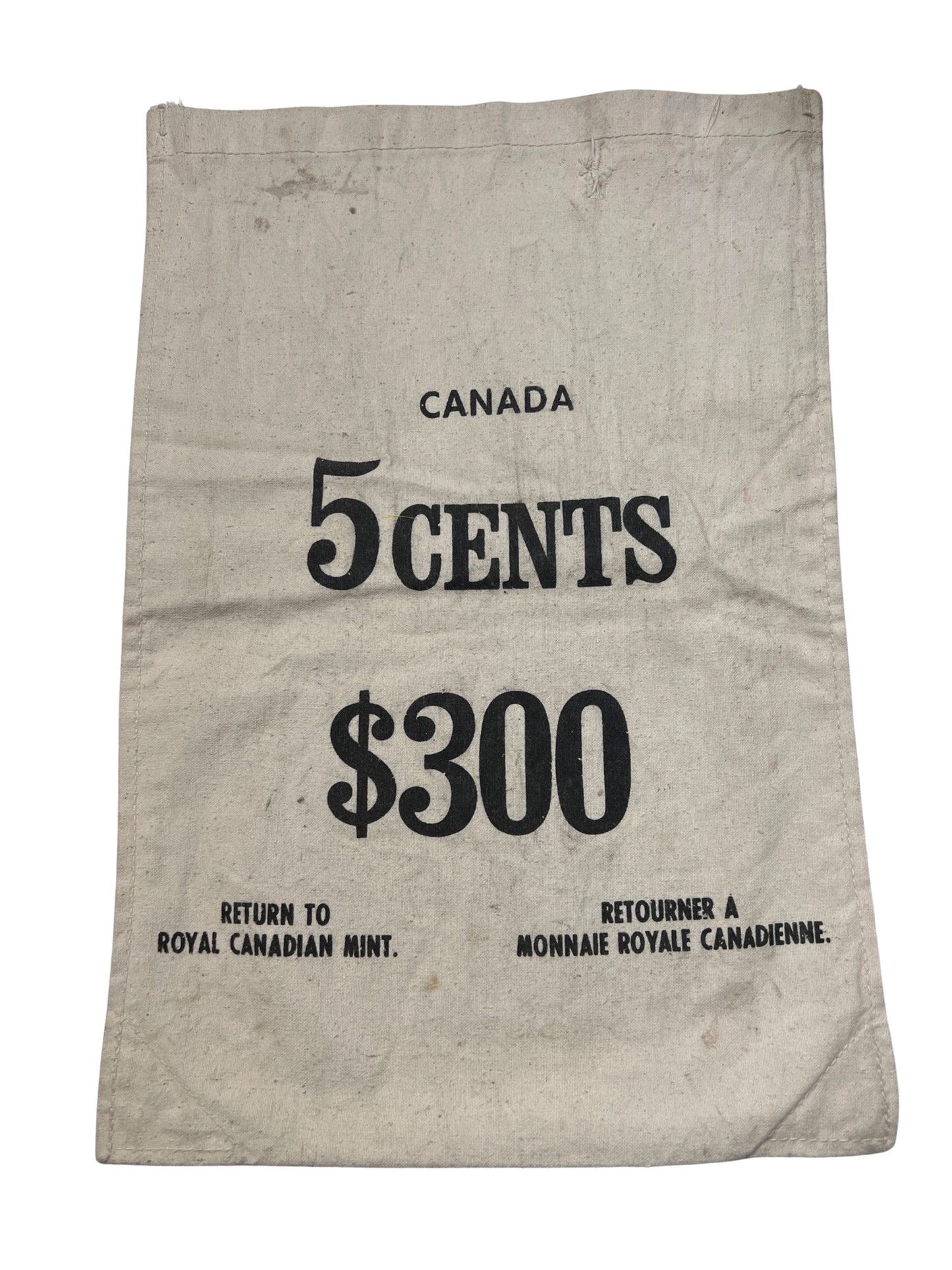 Royal Canadian Mint money bag