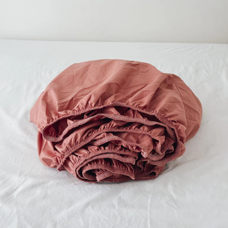 Turkish Cotton Fitted Sheet QUEEN