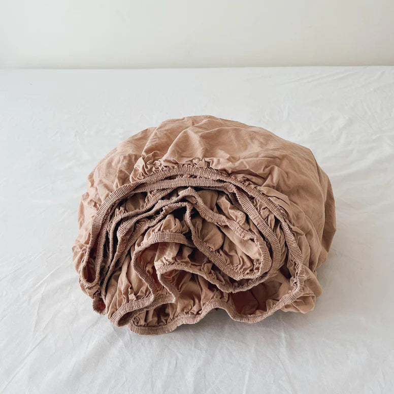 Turkish Cotton Fitted Sheet QUEEN