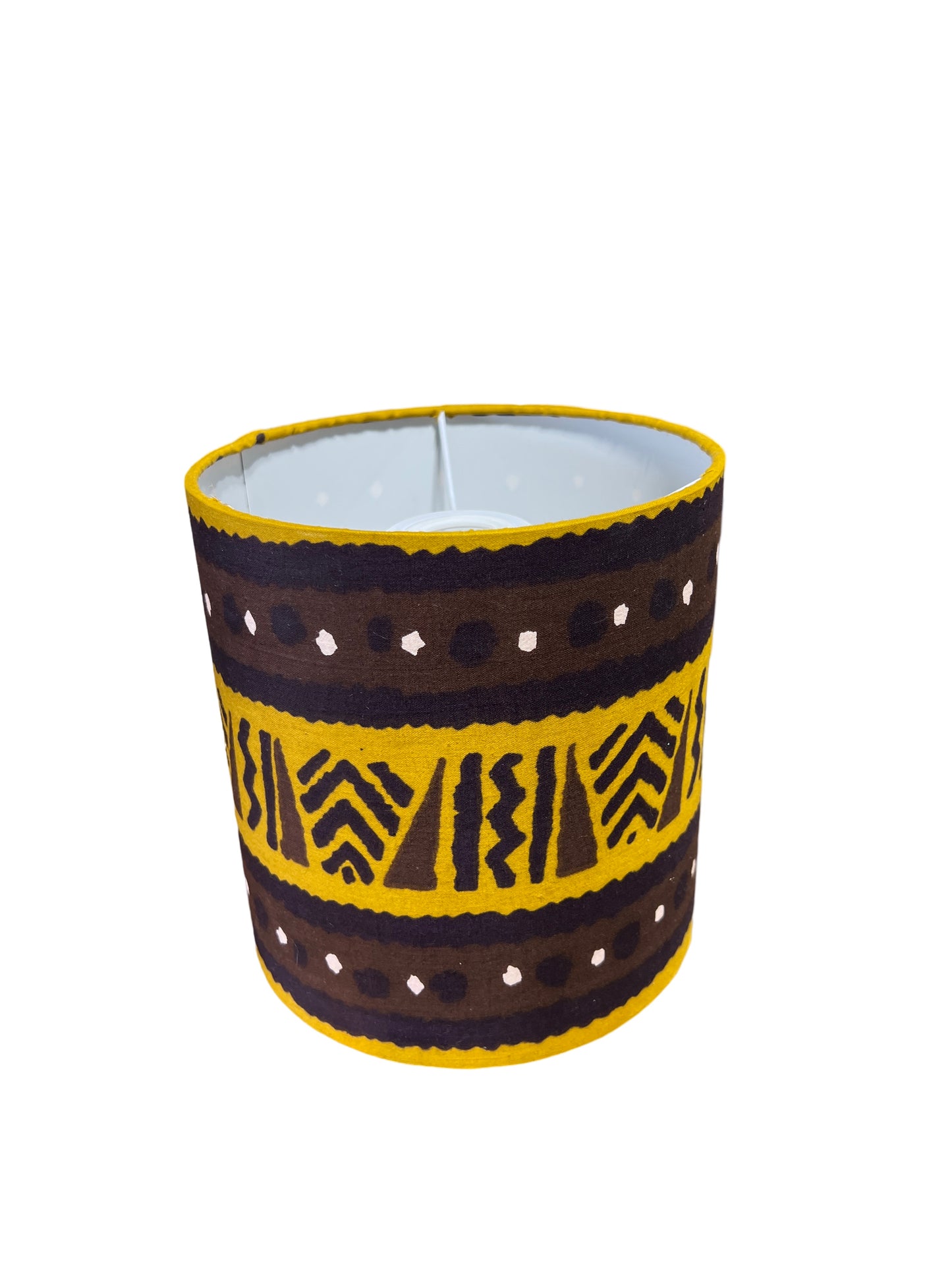 African Print Lampshade 8"