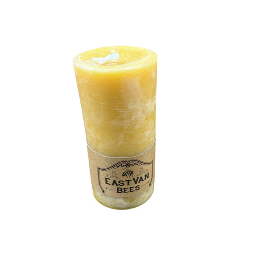 3x6" Beeswax Pillar Candle