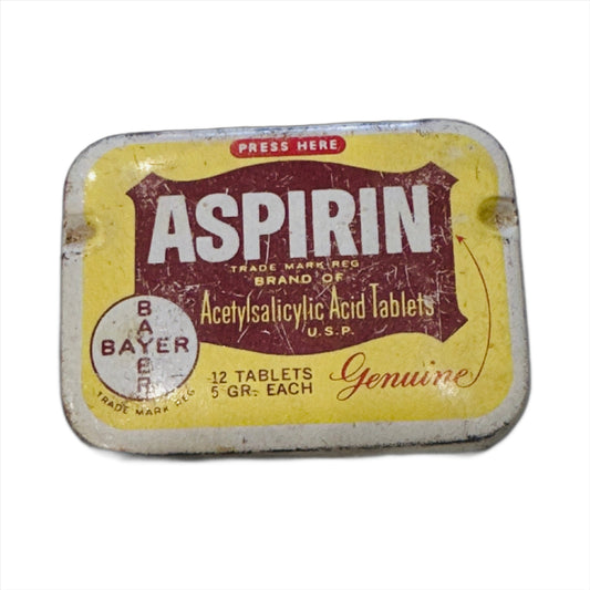 Vintage Bayer Aspirin Tin
