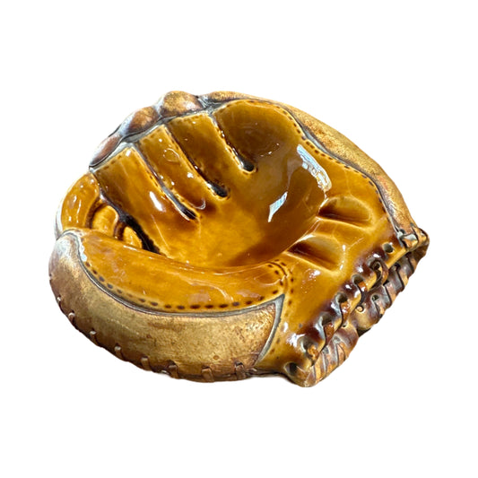 Vintage Longchamp ball glove ashtray