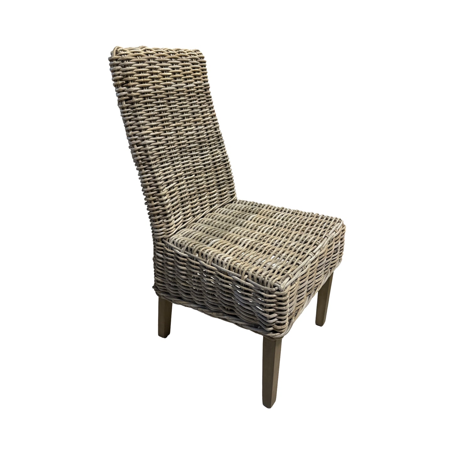 Highback rattan dining chair