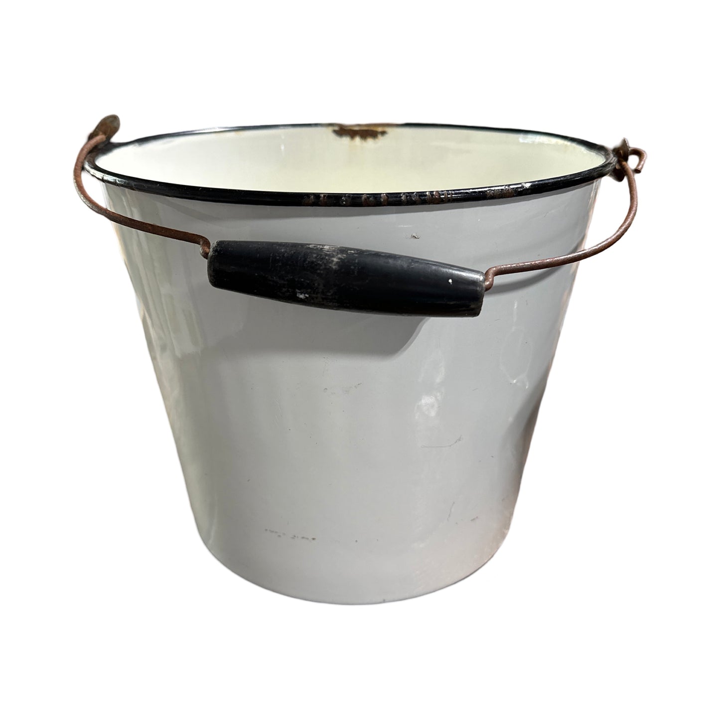 Vintage Enamel Bucket