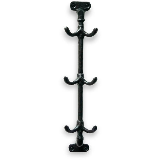 Vertical Iron 6 Hook Rack