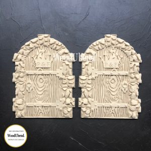 Set of medieval doors