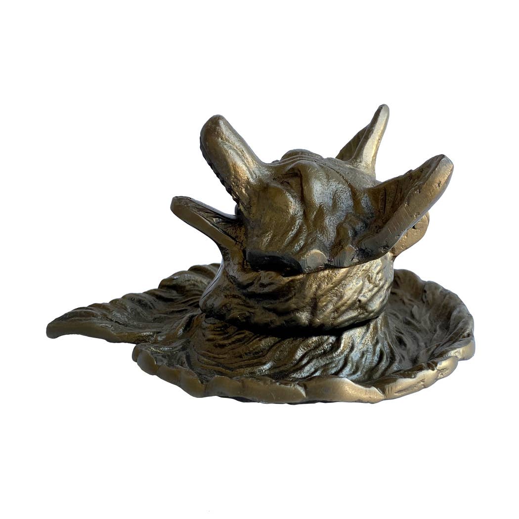 Fox Head Inkwell - Antique Reproduction