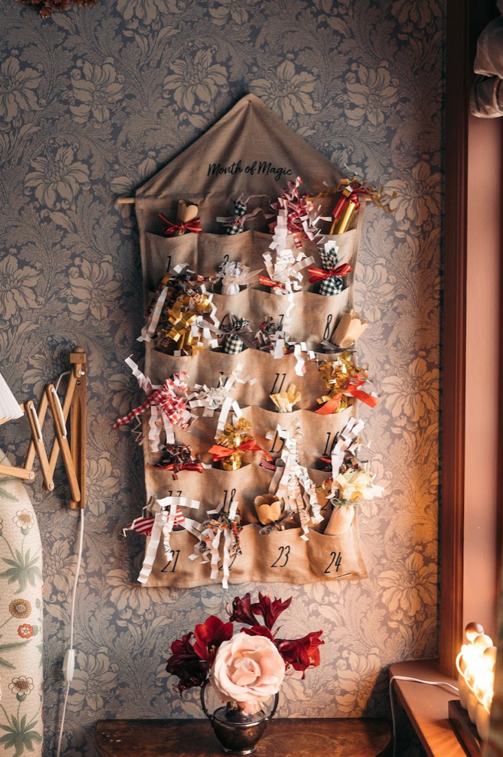 Linen Advent Calendar "Month Of Magic"