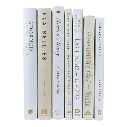 White/cream books