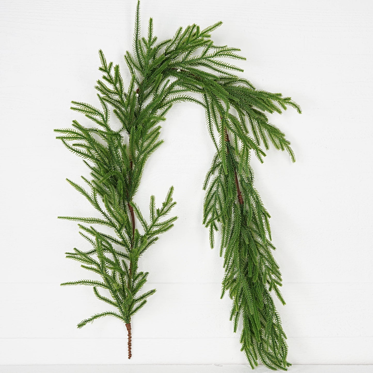 5ft Garland Soft touch Evergreen Norfolk Pine