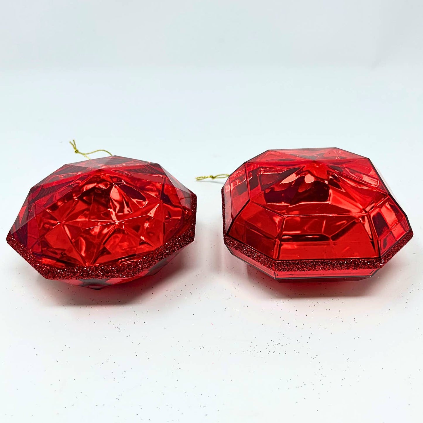 Acrylic Ruby Ornament 4"