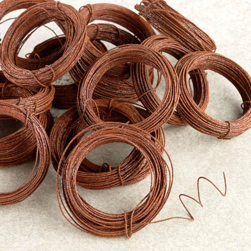 22 Gauge Rusty Tin Craft Wire 30' roll