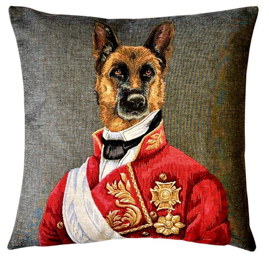 German Shepherd Cushion Cover 18"