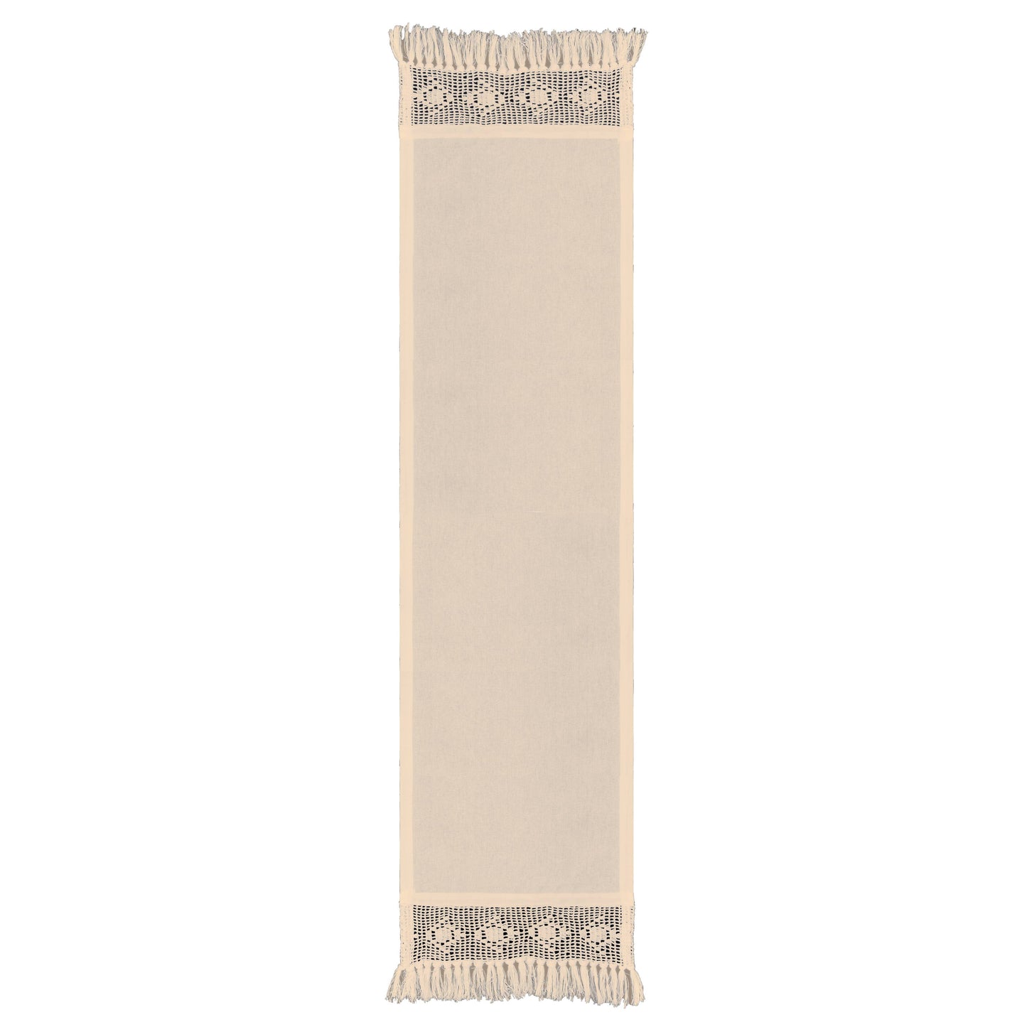 Farmhouse Boho 14x60" Table Runner NAT